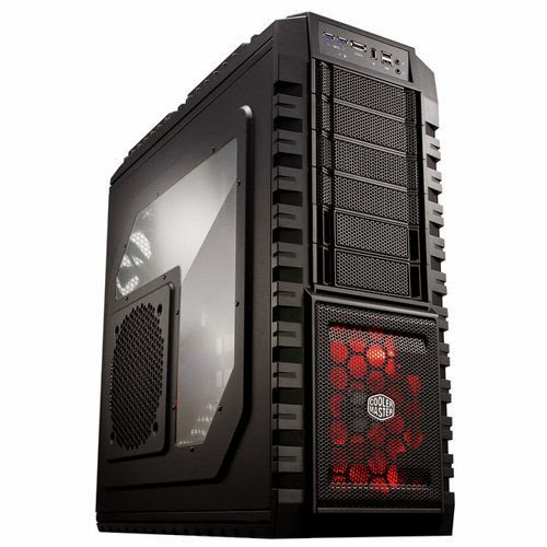  Cooler Master HAF X - Full Tower Computer Case with USB 3.0 Ports and Windowed Side Panel (RC-942-KKN1)