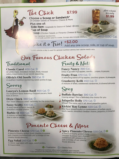 Restaurant «Chicken Salad Chick», reviews and photos, 4624 Town Crossing Dr #115, Jacksonville, FL 32246, USA