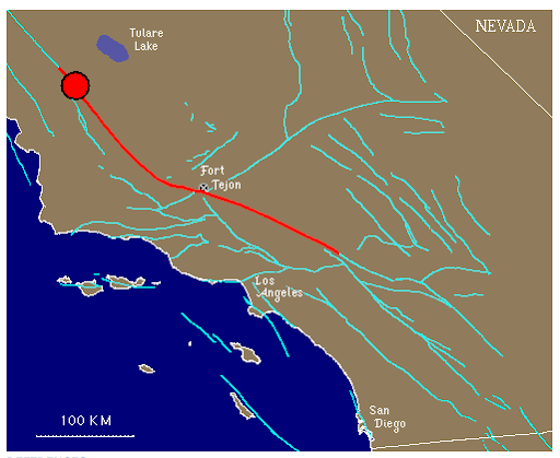 earthquake diagram epicenter. Here is a map showing the area