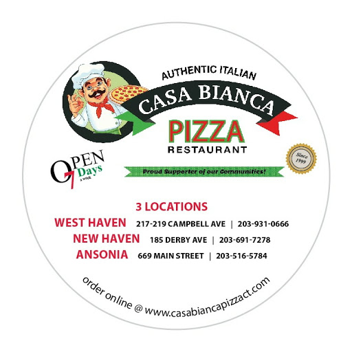 Casa Bianca Pizza West Haven logo
