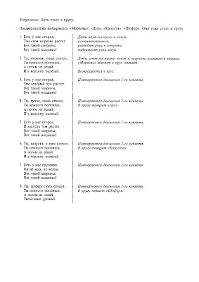 огородная хороводная ноты скачать