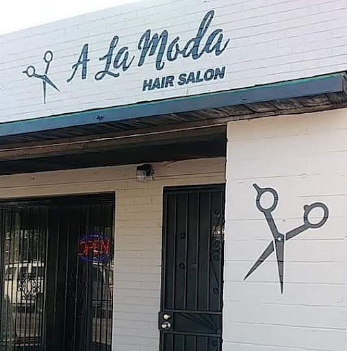 A LA MODA HAIR SALON logo