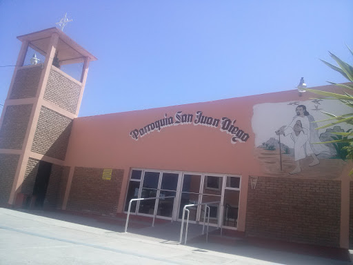 Parroquia San Juan Diego, Otilio Montañés, Tierra y Libertad, Delicias, Chih., México, Institución religiosa | CHIH
