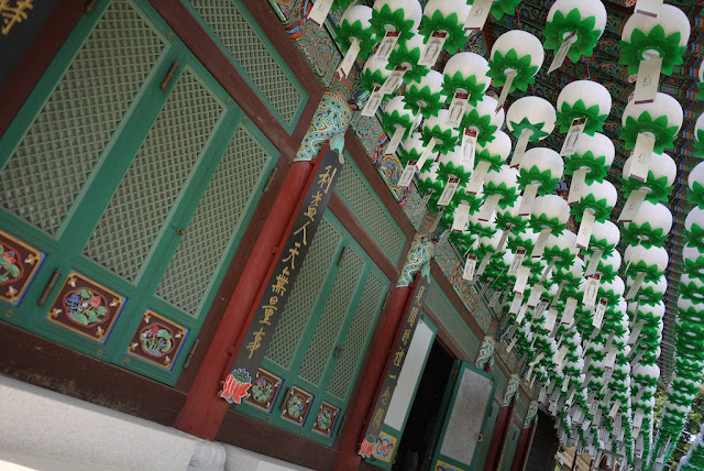 lanterns at Bongeunsa Temple in Seoul