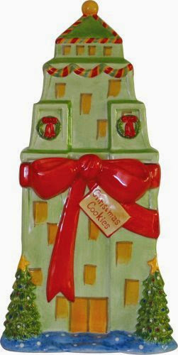  Sango Christmastime in the City by Chuck Fischer Cookie Jar