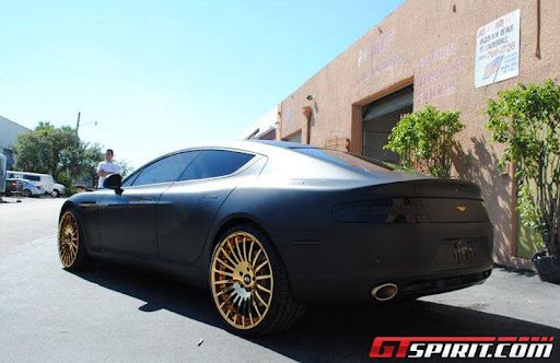 Meek Mills Aston Martin Rapide on Designo ECL Forgiato Wheels