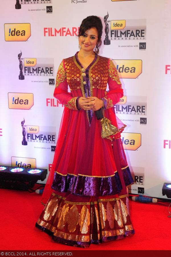 The lovely Divya Dutta at the 59th Idea Filmfare Awards 2013, held at the Yash Raj Studios in Mumbai, on January 24, 2014.