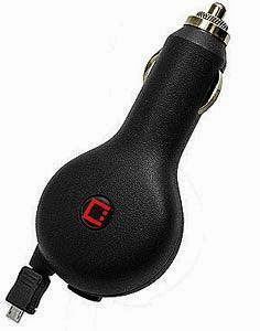  Samsung Galaxy Attain 4G Premium Auto Car Charger With Retractable Cord And Intelligent Protection Circuit
