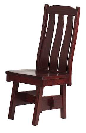 Savoy Chair In Cranberry Oak