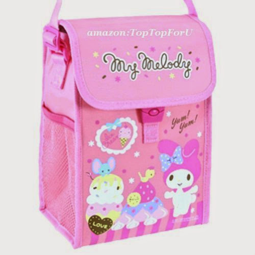  Sanrio My Melody Insulated Cooler Tote Shoulder Bag Food Lunch Box Jar Water Bottle Case With Aluminium Foil Lining (Keep Warm / Cold)