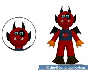 Li'l Devil created with Happy Toy Machine Company
