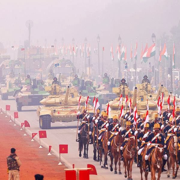 Multi-hued images of India's rich cultural heritage, its achievements in diverse fields and military prowess were on majestic display at the magnificent Rajpath, the ceremonial boulevard, as the nation celebrated its 65th Republic Day amid tight security. 