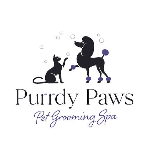 Purrdy Paws Pet Grooming Spa logo