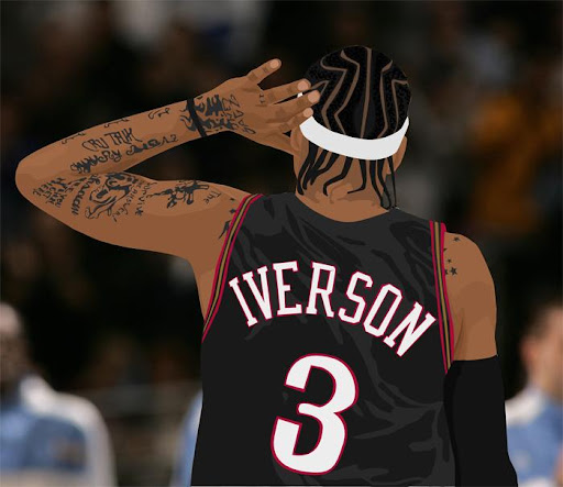 Allen Iverson Pistons' Debut 24pts 6asts vs Nets NBA 08/09 sick