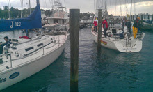 J/120 sailboats- offshore racer cruiser sailing boats at Palm Beach, FL