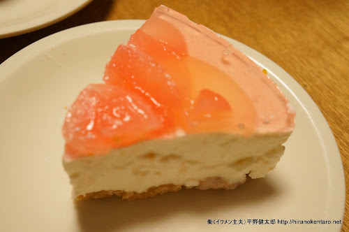 桃チーズケーキ