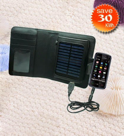  Portable Solar Powered Backup Battery and Charger for Cell Phones and Most USB Powered Device