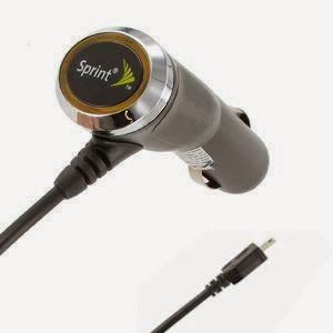  OEM Sprint Micro Car Charger for HTC Evo 4g Shift Design 4g, Blackberry Curve 9350 Torch 9850 Bold 9930 Samsung Epic 4g Touch Replenish Galaxy S Series Conquer Google Nexus S 4g Motorola Photon 4g Titanium Universal Any Micro USB Device - Non-Retail Packaging