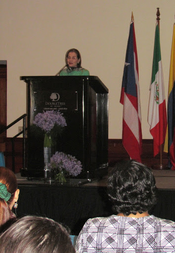 Sra. María Aminta Quirce, directora de BN Banca Mujer inauguró la actividad.