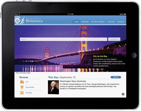என்சைக்ளோபீடியாவின் இணையப் பதிப்பை ஒரு வாரத்திற்கு இலவசமாக பயன்படுத்தலாம் Britannica-app-home