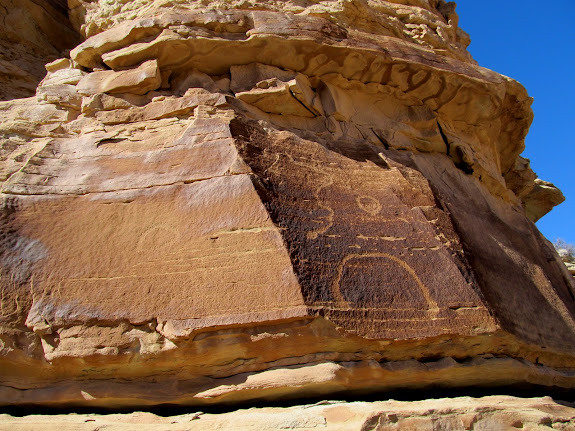 Petroglyph panel