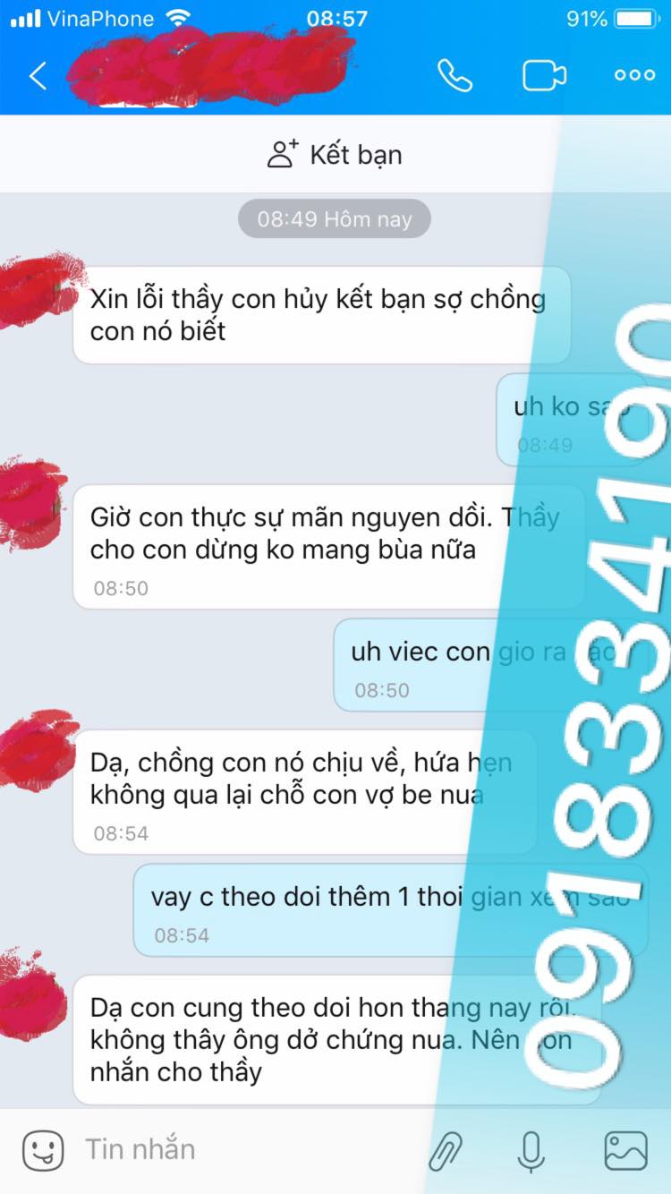 Bùa yêu thầy Pá Vi làm có tác dụng sau bao lâu?