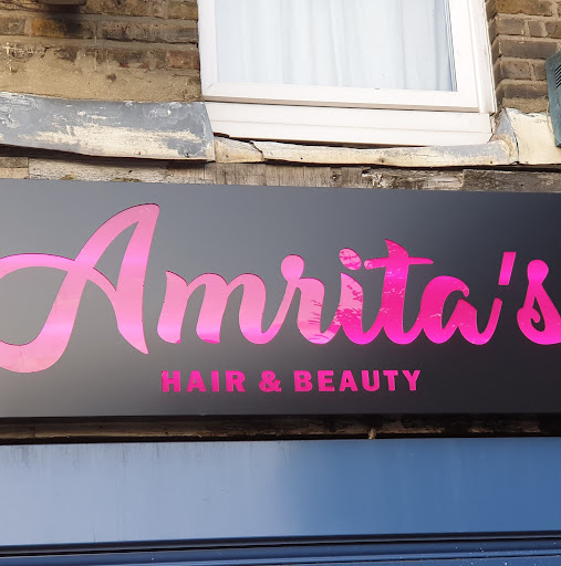 Amrita's hair and Beauty logo