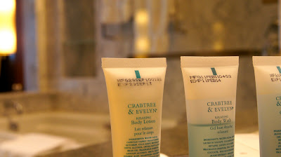 Branded toiletries<