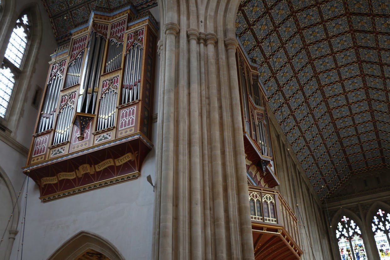 Bury St. Emunds, Edmundsbury Cathedral, orgel