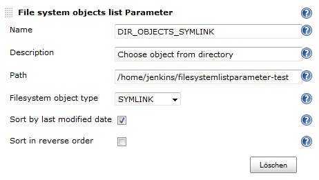 Jenkins Dev Commit Request Filesystem List Parameter