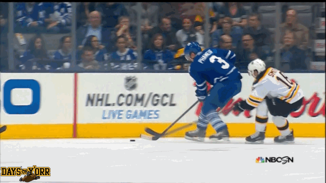 Defense is Optional. BRUINS LOSE.