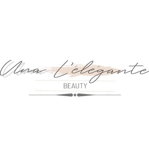 Una L'élégante beauty logo