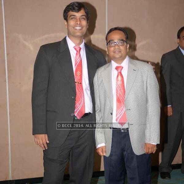 Milind Patel & Kamal Taori  at the New Board of Rotary Ishanya introduction at hotel Centre Point in Nagpur.