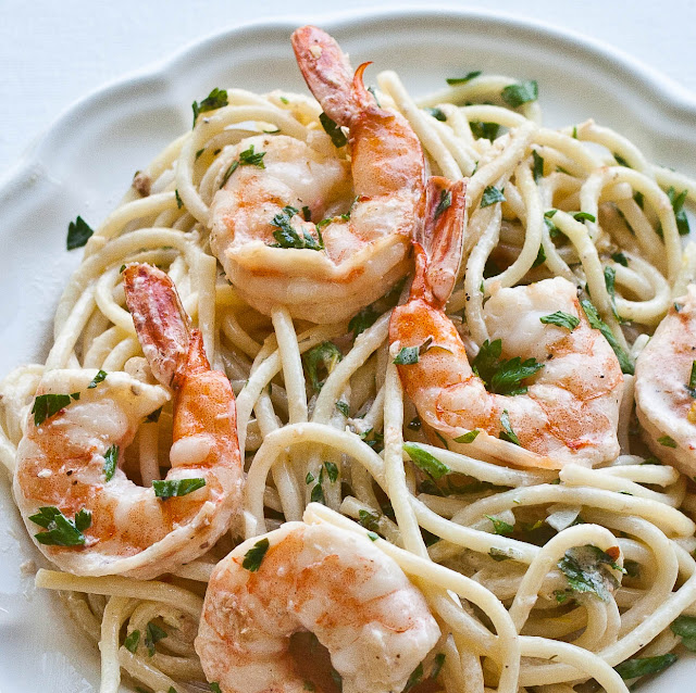 FOODjimoto: Shrimp Pasta