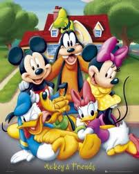 Shafira Mickey Mouse Dll Heheh Noton Kartun Baca Komik Serial