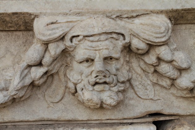 Stone Sculptures that still exist at Aphrodisias after 2000 years