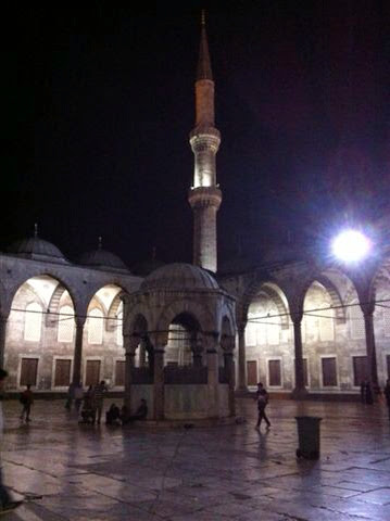 Mosquée bleue nuit