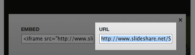 SlideShare - URL
