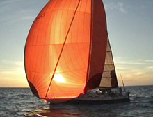 J/130 Sceptre sailing fast on Baha Haja!