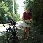 Bike Path Foraging: Mulberries