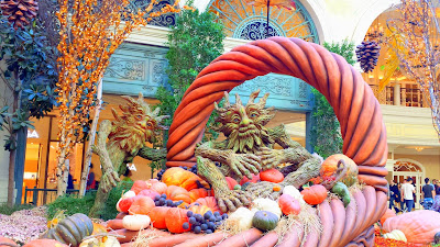 Details inside the Bellagio Conservatory & Botanical Gardens. Autumn Harvest 2014 theme.