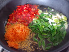 Salata de cuscus cu peste afumat preparare
