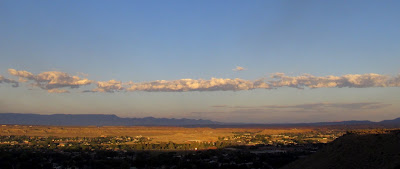 Sunset over Price, Utah