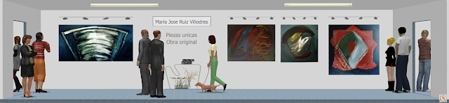 Sala de exposición virtual de pinturas de María José Ruiz Villodres