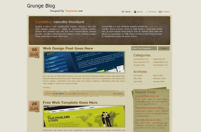 Retro Grunge Business HTML CSS Website Template