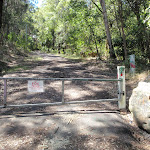 gate on Green Point water reservoir driveway (237440)