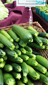 Some of the offerings at the Hollywood Farmers market on Saturdays - zucchini