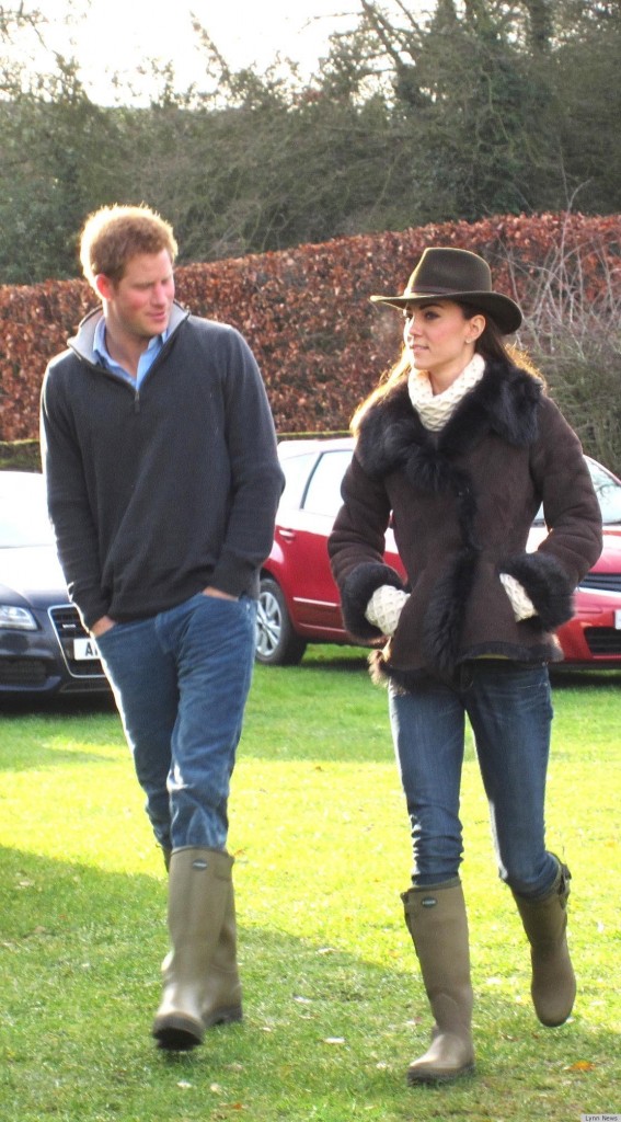 Kate Middleton, Duchess of Cornwall, Wears Her Wellies