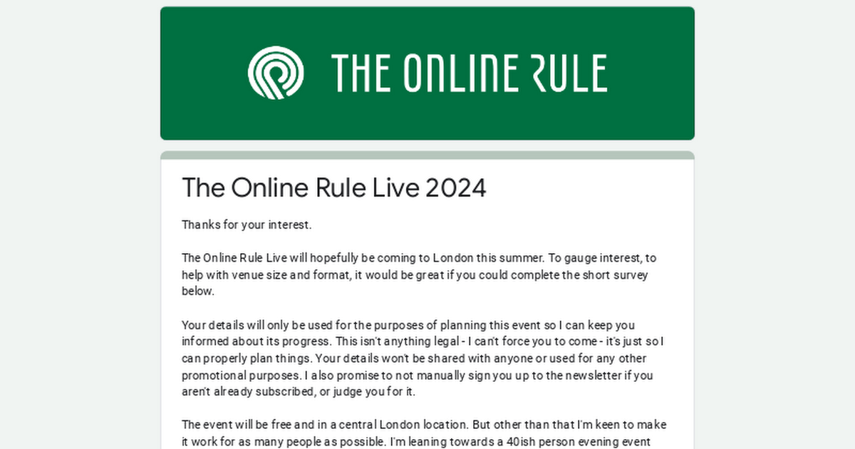 Fan-first content, The Online Rule Live, and the latest social media news and updates