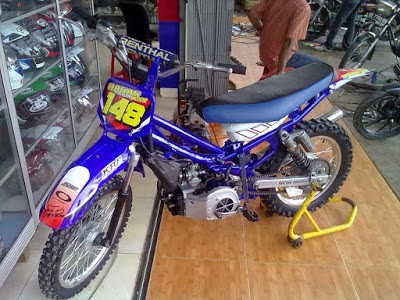 Motor Vega Modifikasi Cross